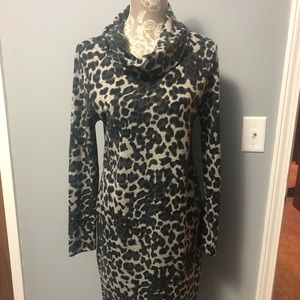 Boutique Cowl Neck Sweater Dress Size Small